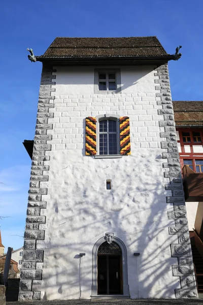 Storico Castello Della Città Zugo Svizzera — Foto Stock