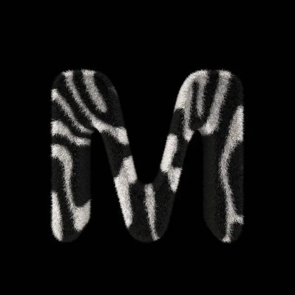Ábrán Látható Rendering Kreatív Illusztrációs Zebra Nyomtatása Szőrös Levél — Stock Fotó
