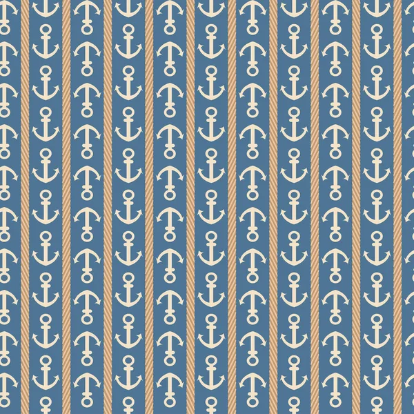 Çapa ile dikey deniz seamless modeli.