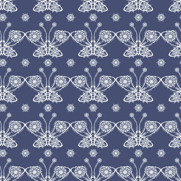 Ajur kelebekler. Dikişsiz çizilmiş desen, dalgalı arka plan. 
