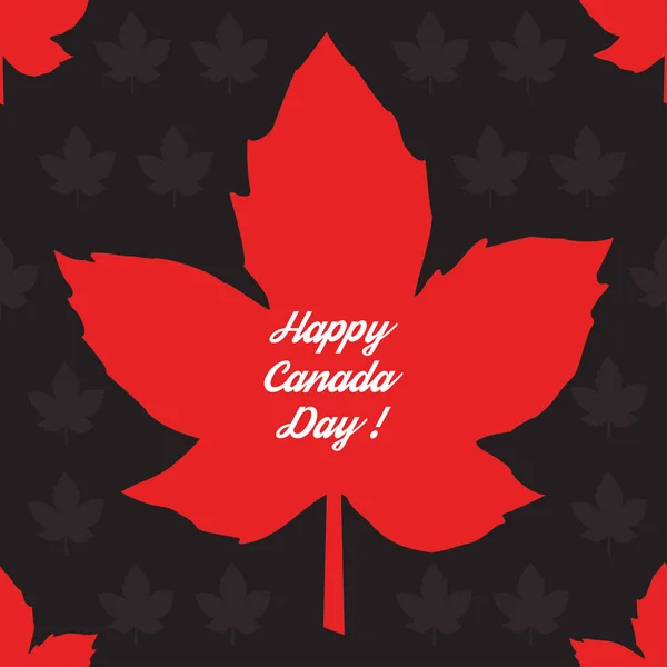 Canada seamless pattern. Happy Canada day.
