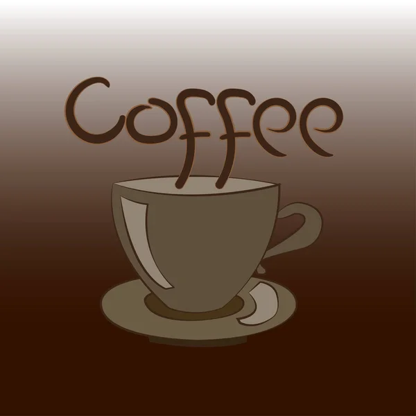Šálek kávy.. — Stockový vektor
