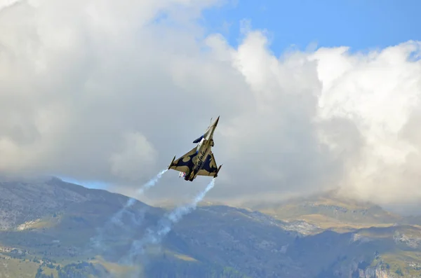 Sion Szwajcaria Września 2017 Breitling Jet Team Breitling Air Show — Zdjęcie stockowe