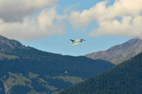 Sion Szwajcaria Września 2017 Breitling Jet Team Breitling Air Show — Zdjęcie stockowe