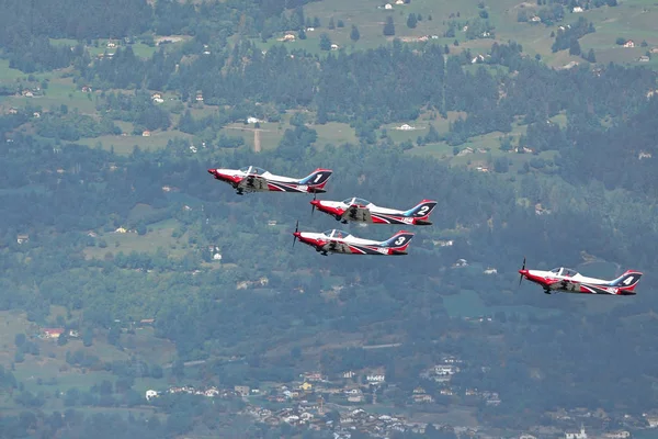 Sion Suisse Septembre 2017 Breitling Jet Team Breitling Air Show — Photo