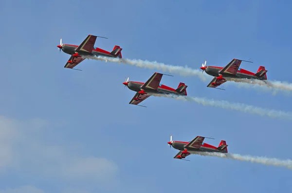 Sion Switzerland September 2017 Breitling Jet Team Breitling Air Show — Stock Photo, Image