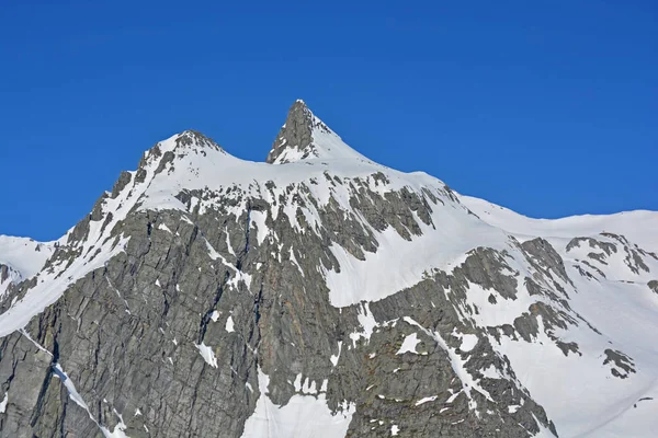 Położenie Włoszech Jak Widać Grand Bernard Pass Granicy Szwajcarią — Zdjęcie stockowe