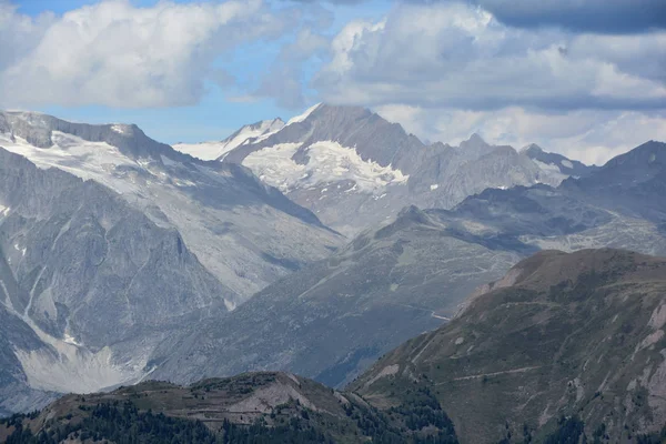 Gamlihorn Bernalperna Schweiz Sedd Från Schweiziska Italienska Gränsen Vid Chriegal — Stockfoto