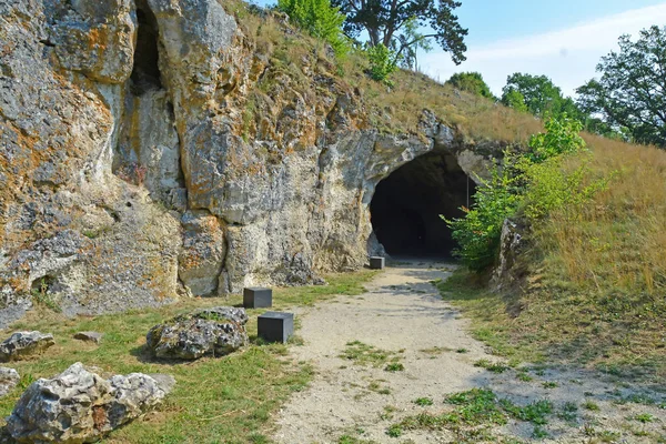 Entrée Grotte Vogelherd Dans Sud Allemagne — Photo
