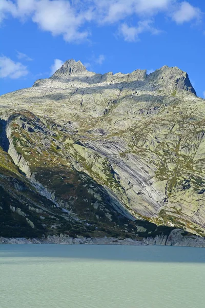 Alplistock Arriba Raterichsbodensee Justo Debajo Grimsel Pass Centro Suiza —  Fotos de Stock