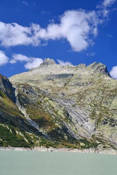 Alplistock Oberhalb Raterichsbodensee Knapp Unterhalb Grimselpass Der Zentralschweiz — Stockfoto