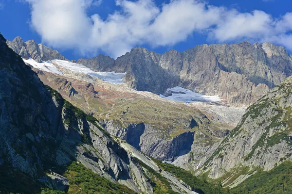 Штайнлауэрн Бернских Альпах Видом Хандегг Швейцария — стоковое фото
