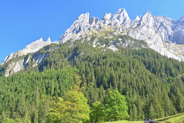 ベルナー アルプス スイスのマイリンゲンの上のエンゲル山 — ストック写真