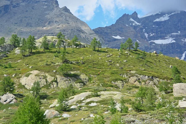 Valle de Lotschtal — Foto de Stock