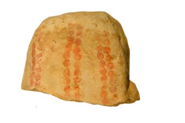 15.000 yıl öncesine, Magdalanean Dönemi 'ne kadar uzanan bir kayanın üzerine boyanmış ahşap noktalar. Anlamları hala bir sır.