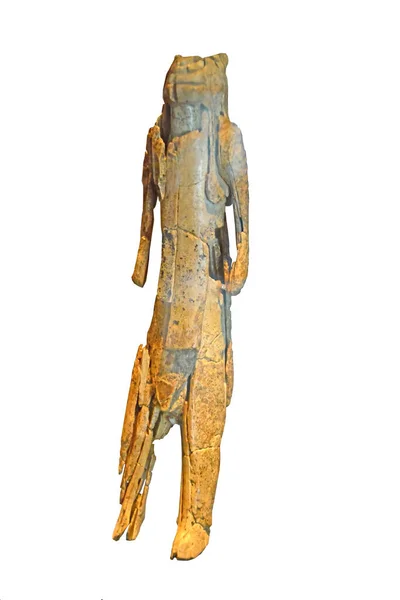 Mais Antiga Peça Escultura Mundo Homem Leão Mil Anos Esculpido — Fotografia de Stock