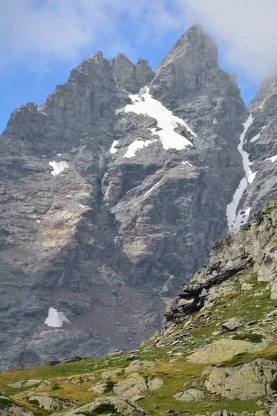 Ghrindelspitza Valle Lotschtal Los Alpes Berneses Suiza — Foto de Stock