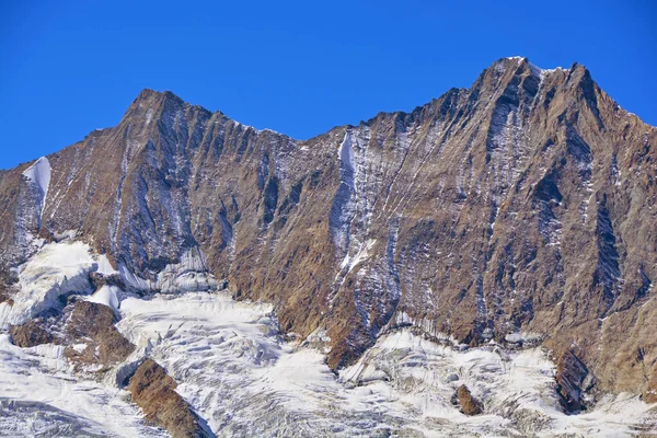 Taeschhorn Dom Del Grupo Mischabel Los Alpes Suizos Meridionales Por —  Fotos de Stock