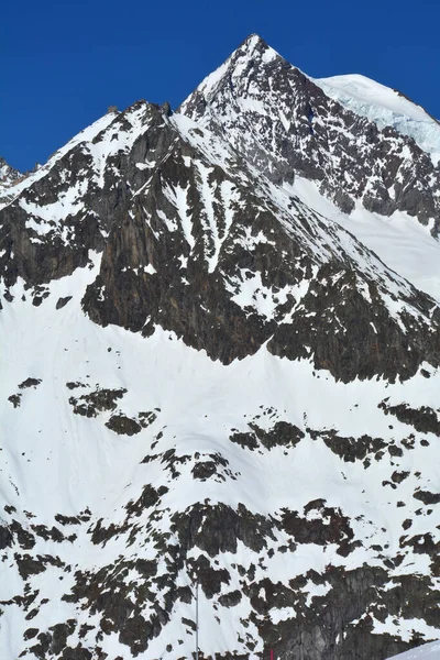 Geisshorn Planda Aletshhorn Sviçre Deki Bernese Alpleri Nin Arkasında Unesco — Stok fotoğraf