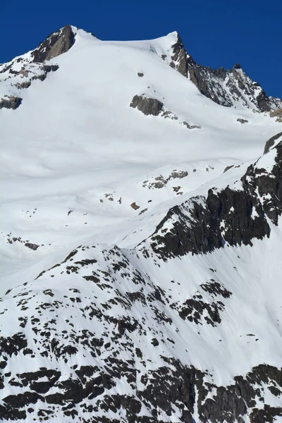 Das Sattelhorn Den Berner Alpen Der Schweiz Eine Unesco Geschützte — Stockfoto