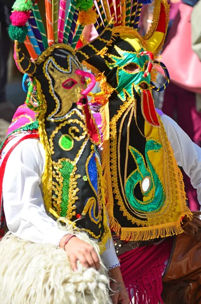 Evolene Suiza Agosto Grupo Folclórico Ecuatoriano Quito Trajes Tradicionales Agosto — Foto de Stock