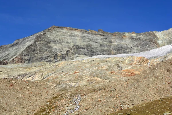 Der Tete Milon Oberhalb Von Zinal Den Südschweizer Alpen — Stockfoto
