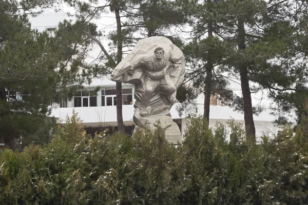 Anapa Krasnodar Region Ryssland Mars 2018 Monument Över Fallskärmsjägaren Pionersky — Stockfoto