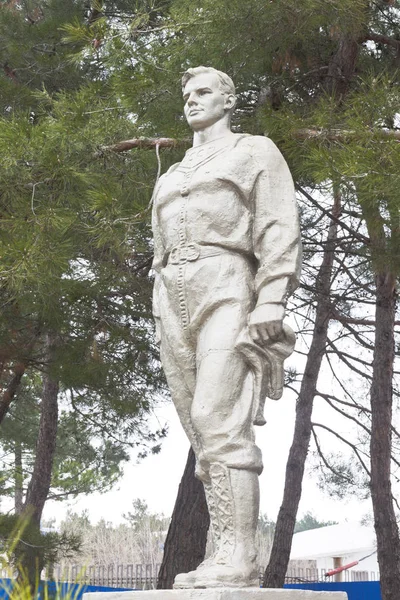 Anapa Región Krasnodar Rusia Marzo 2018 Monumento Yuri Alekseevich Gagarin —  Fotos de Stock