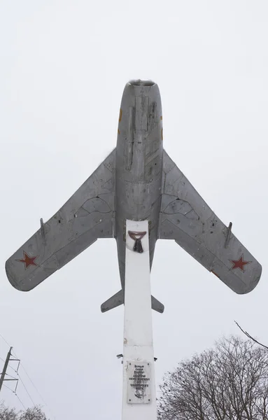 Yevpatoria Crimea Marzo 2018 Monumento Piloti Delle Forze Aeree Della — Foto Stock