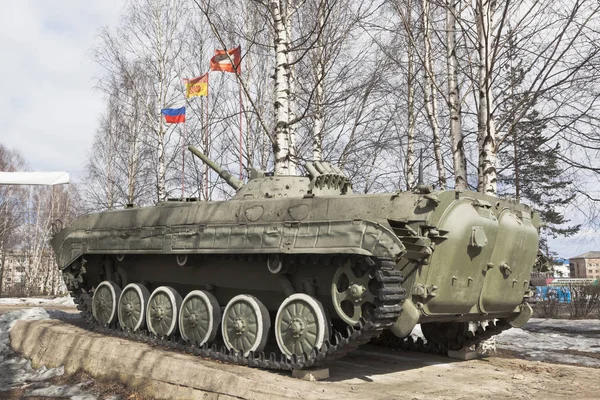 Monument voor soldaten-internationalisten in de stad van Velsk, Archangelsk regio — Stockfoto