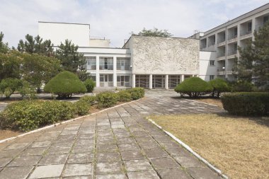 Evpatoria, Kırım - 29 Haziran 2018: Kırım 'ın Evpatorya kentinde yetim ve çocuklar için sanatoryum rehabilitasyon merkezi