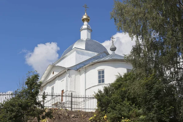 Iglesia de la Resurrección en el pueblo de Syamzha, Región de Vologda —  Fotos de Stock