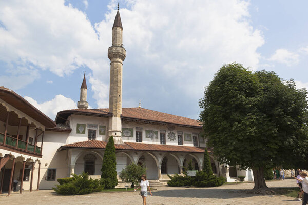 Great Khan Khan-Jami Mosque in Bakhchisarai, Crimea