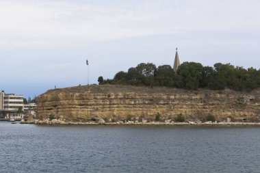 Cape Cordon on the North side of the hero city of Sevastopol clipart