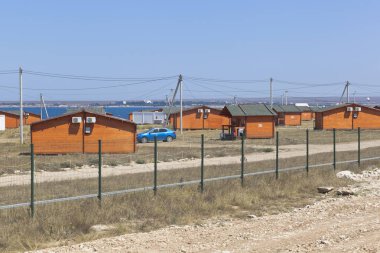 Olenevka, Chernomorsky İlçesi, Kırım - 21 Temmuz 2020: Olenevka Köyü, Chernomorsky Köyü, Kırım
