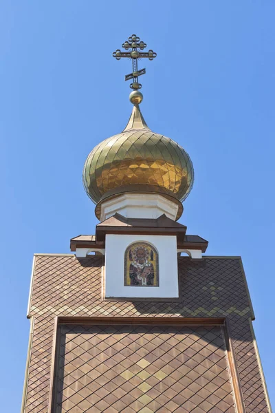 Fragment Der Kirche Des Heiligen Nikolaus Des Wundertäters Kap Tarchankut — Stockfoto