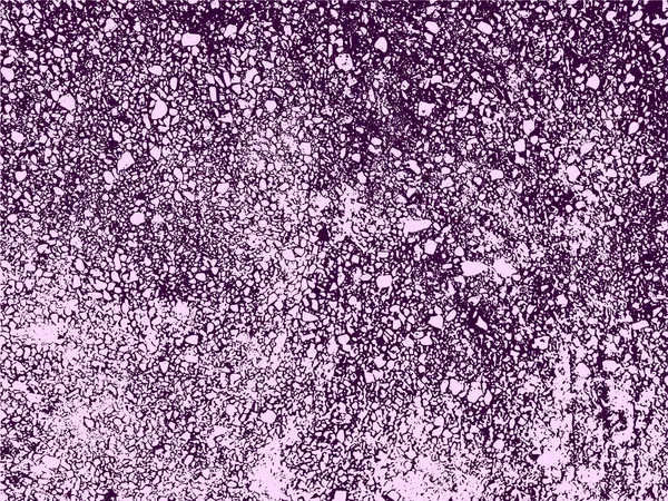 Фіолетово Рожева Векторна Текстура Засмученого Міського Гранжевого Бетону Старінням Пошкодженням — стоковий вектор