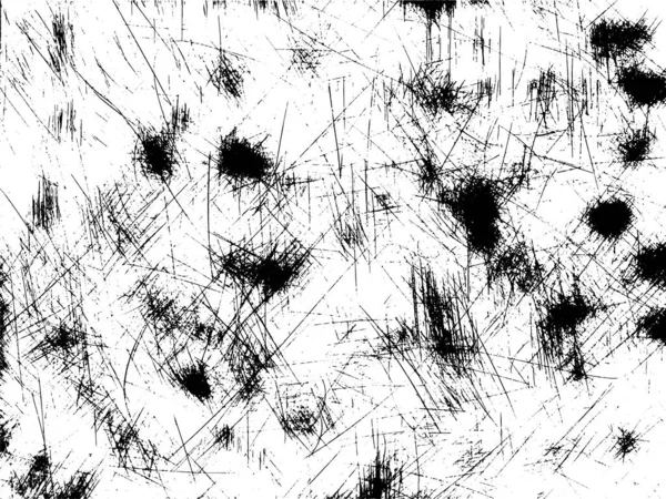 Une Texture Vectorielle Noire Blanche Grattoir Grattée Grattée Détresse Grunge — Image vectorielle