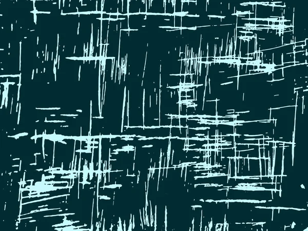 Une Texture Vectorielle Turquoise Bleue Carton Gratté Gratté Affligé Grunge — Image vectorielle