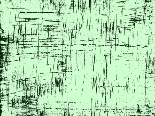 Une Texture Vectorielle Tonique Verte Carton Gratté Gratté Affligé Grunge — Image vectorielle