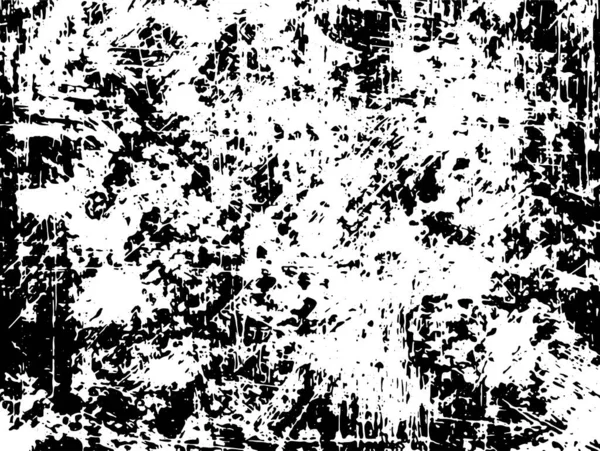Una Textura Vectorial Blanco Negro Raspador Rayado Raspado Angustiado Gruñón — Archivo Imágenes Vectoriales