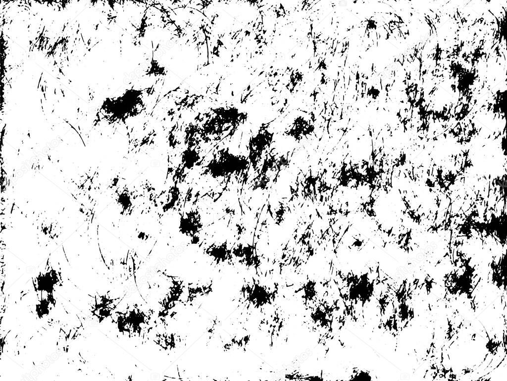 A black and white vector texture of scratched, scraped, distressed and grungy scraper board. Ideal for use as a background texture. The vector file contains a background fill layer and a texture layer to enable rapid color scheme changes.