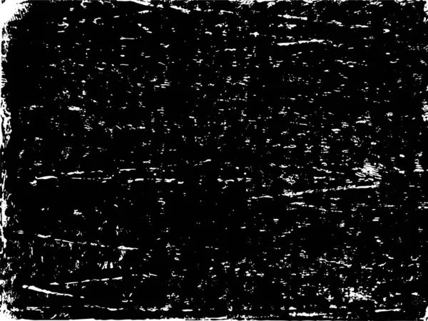 Черно Белая Векторная Текстура Проблемного Линографического Принта Идеально Подходит Качестве — стоковый вектор