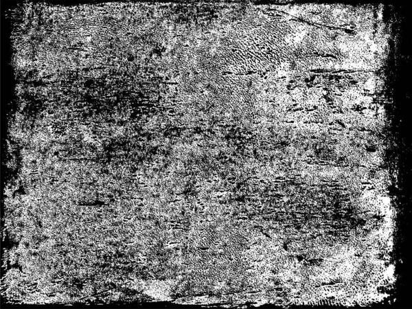 Sıkıntılı Bir Lino Izinin Siyah Beyaz Vektör Dokusu Arkaplan Resmi — Stok Vektör