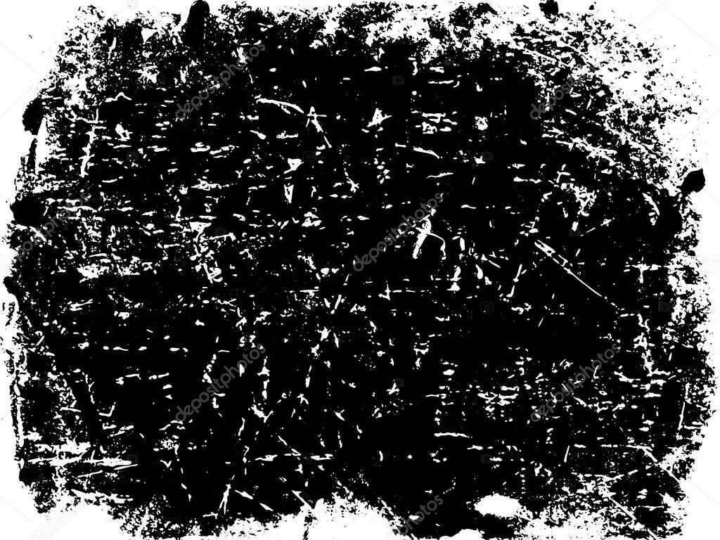 A black and white vector texture of a distressed lino print. Ideal as a background image or for making grunge effects. The vector file has a background fill and a texture layer to enable easy color scheme edits.