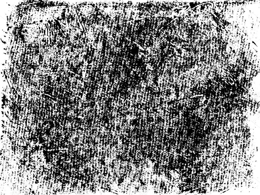 A black and white vector texture of a distressed lino print. Ideal as a background image or for making grunge effects. The vector file has a background fill and a texture layer to enable easy color scheme edits.