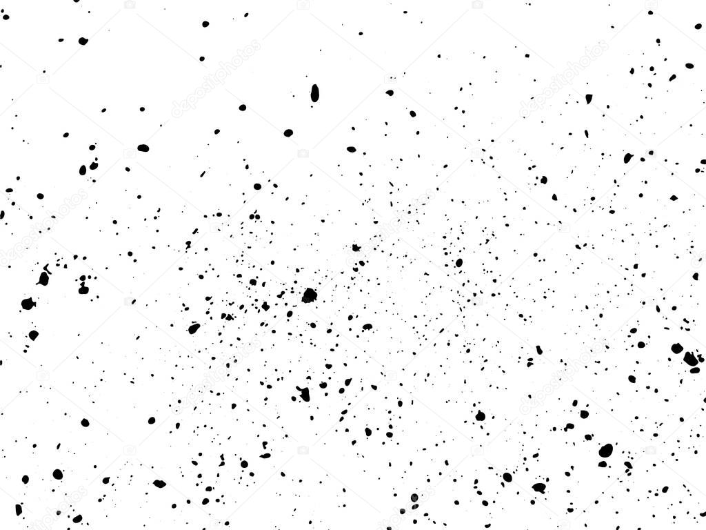 A black and white abstract vector texture made from photographs of thrown powder on paper. Ideal as a background or for making grunge effects. The vector file has a background fill layer and a texture layer to enable rapid color scheme changes.