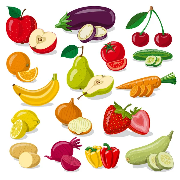 Fruits Vegetables Pictured — Stock Photo, Image