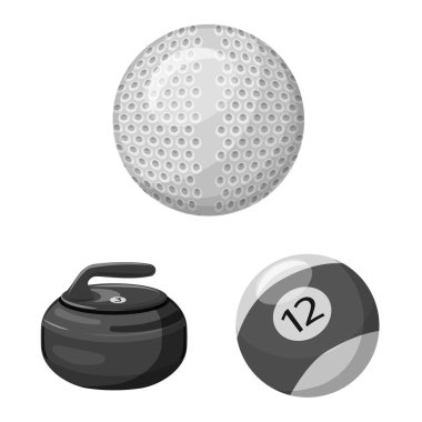 Spor ve topu işareti tasarımını vektör. Spor ve spor stok vektör çizim.