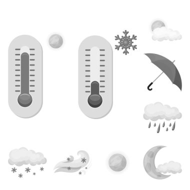 Hava ve hava logo yalıtılmış nesne. Hava ve uygulama hisse senedi simgesi için web topluluğu.